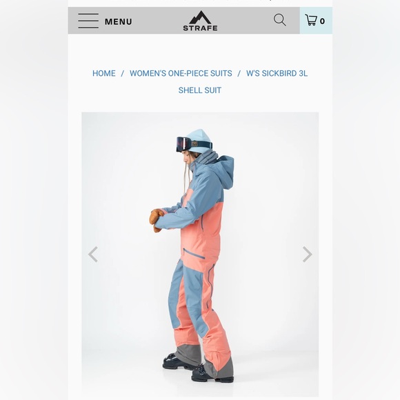 Strafe Outerwear W’s Sickbird 3L Shell Suit - Women’s One Piece - Picture 3 of 16